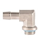 Richer-R　G1/4 '' 90度エルボーホースアダプタ　コンピュータ水冷却システムに対応　（2パック）(9ｍｍ)