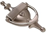 The Hillman Group The Hillman Group 852725 7" Door Knocker with 160 Degree Viewer - Solid Brass - Sa