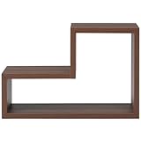 不二貿易 パズルラック 幅54×奥行23.5×高さ36cm ブラウン 88503