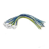 uxcell RCコネクタワイヤー 24AWG 200mm長さ JST コネクタ 4ピン 10個入り