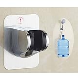 RaiFu シャワーヘッドホルダー 強力吸盤 穴あけ不要 ウォールマウント ハンドル 回転可能 調整可能 スプリンクラー シャワーホースヘッドホルダー スタンド ブラケット ベース