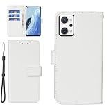 【KSK】 Oppo Reno7A OPG04 A201OP / RENO 9A (6.4インチ)対応 手帳型 ケース カードoppo reno7a（ブラック）収納 レザー 携帯カバー 銀行カード現金 スマホケース ネット スタンド 防塵 防水 スマホケース全面保護 耐摩擦手触りが良い耐衝撃 高級合皮上質 手帳型 人気 オッポリノ 7A reno9ABLACK