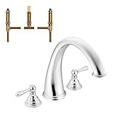 Moen KRTKI-D-T920CR Kingsley 9-Inch Roman Tub Faucet, Chrome [並行輸入品]