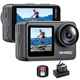 AKASO Brave 7 LE アクションカメラ 4K 20MP IPX7本機防水 40M防水 水中カメラ 六軸手ぶれ補正 デュアルカラー