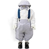 (アリサナ) arisanaシアサッカーニッカポッカ5点セット ベビー 90cm【18M】 D.ブルー