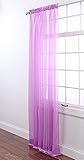 High QualityElegance Voile Rod Pocket Panel, 60 by 84-Inch, Lilac