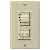 Somfy so181107 X 4-so1811075 DecoFlexノンワイヤーRTS壁スイッチ、4チャネル、アイボリー