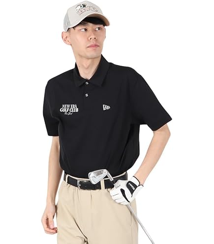 FCRB NEW ERA ポロシャツ 半袖 テック ポロシャツ F.C.Real Bristol ペイズリー ブラック