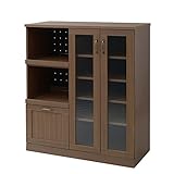 山善(YAMAZEN) レンジ台 幅105 FARW-1210(WL) ウォルナット