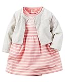 カーターズ Carter's ワンピース ＆ カーディガン 2点セット 2-Piece Dress & Cardigan Set 9M (67-72cm) [並行輸入品]