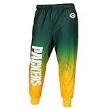 NFLグリーンベイパッカーズメンズポリエステルグラデーションJoggerパンツ、XXL、グリーン