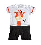 (ビグッド)Bigood かわいい ベビー 赤ちゃん 新生児 カバーオール ロンパース 出産祝い プレゼント ボディスーツ（キリン・95）