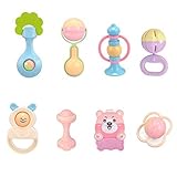 TOYMYTOY Baby Hand Bell Cute Baby Rattle Toys Set Toddler Nursery Hand Bell 8 Pcs [並行輸入品]