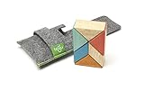 6 Piece Tegu Pocket Pouch Prism Magnetic Wooden Block Set, Sunset [並行輸入品]