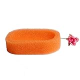 クリアランスSale！Soap Dishホルダープレートボックスコンテナケースシャワー洗濯ホテルホーム浴室 M オレンジ