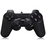 ゲームパッド pc用ゲームパッド ゲームパッドコントローラー USB有線ゲームパッドシングル/ダブル 2重振動ゲームコントローラ 印キーは感圧 ジョイスティック360° 遅延なし コントローラー 有線 PC USB 有線ゲームパッド 人体工学