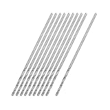 uxcell ツイストドリルビット　直径0.75ｍｍのマイクロストレートシャンクツイストドリルビット　10本組　電気ドリル