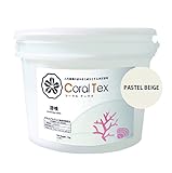 【CORAL TEX】古代珊瑚の恵みを主成分とする西洋漆喰（漆喰 011）4kg (PASTEL BEIGE)