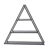 Petunia Pickle Bottom Southwest Skies Metal Triangle Wall Shelf Black [並行輸入品]