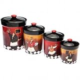 Certified International Bistro 4-Piece Canister Set by Certified International