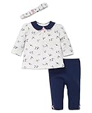 Little Me Baby Girls' 3 Piece Tunic and Legging Set With Headband Sweet Birds 9 Months [並行輸入品]