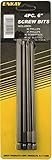 Enkay 9120-4C 6-Inch Screw Bit Set, Carded, 4-Piece [並行輸入品]