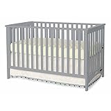 ChildcraftロンドンEuro Crib – グレーby Childcraft