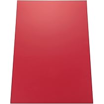 Amazon | pa-man タレゴム 泥除け EVA 600×500×2mm 赤 1枚 トラック