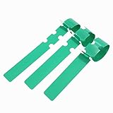 amzmonnsuta　200pcs　2x20cm防水プラスチック製の植物タグ　園芸温室蘭/低木/草本/つる植物/花/苗マーカーラベル(グリーン)