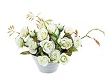 ユ-パワ- Flower Art クリエイティブフラワ-ア-ト フルローズ ホワイト FL-01511