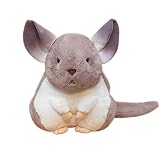 25-55CMかわいい脂肪ぬいぐるみチンチラおもちゃぬいぐるみハムスターぬいぐるみ人形マスコット子供女の子 (グレー,55cm)