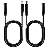 DC7.4mmx5.0mm ノートパソコン電源ケーブル 7.4x5.0mm メス→7.4x5.0mm オス延長ケーブル 2本 3M