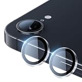 NIMASO カメラ保護 iPhone 17e/iPhone 16e 用 カメラフィルム 9H 表面硬度 耐衝撃性 ARコーティング 高透過率 防爆 防指紋 キズ防止 露出オーバー防止 黒縁取り レンズカバー クリア いphone17e/ いphone16e 対応 2枚入り DCM24L1569