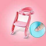 おまる 便座 子ども トイレトレーナー 子供用 赤ちゃん便器 イス型おまる おしこ ウンコ子ども便座 (ピンク)