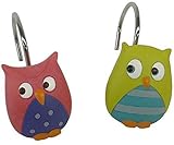 Mainstays Whooty Hoot Decorative Bathコレクション12-pieceシャワーフック