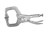Irwin 18 Vise-Grip 6SP 6" Locking "C" Clamps with Swivel Pads [並行輸入品]