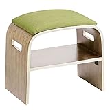 宮武製作所 曲げ木玄関チェア グリーン 【傷有B品アウトレット】