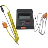 (Aideaz) 選べる デジタル 温度計 Ｋ型 熱電対 プローブ センサー シンプル 計測 (ヒモ1m1本＋棒20cm1本)