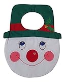 Quilted Christmas Baby Bib ~ Snowman by Kubla Crafts