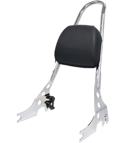 Amazon ブラック ショート スモール シーシーバー バックレスト ハーレー スポーツスター アイアン 1200 883 XL 2004-2016用 シーシーバー 車 バイク