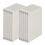 プラス フラットファイル 樹脂製とじ具 A5 縦 グレー 10冊 NO.041N 78-099×10