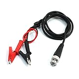 uxcell 1.1M長さ BNC マレ　プラグ　 デュアル　ワニクリップ探針　オシロスコープ信号　テストケーブル