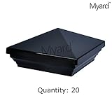 ユニバーサル4 " x 4 " and 4.5 " X 4.5 "フェンスPyramid Postキャップpnp115445 Qty 20 PNP 115445 20pk