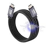 NFHK USB3.2 磁気ケーブル USB C 20 Gbps 240 w 8 K 5 K 4 K USB4.0 ハイパー スーパー コイル型 Type C 急速充電コード 200 cm