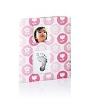 Pearhead Babybook Records and Moments with Footprint - Pink Flowers Girl by Pearhead [並行輸入品]