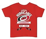 NHL Carolina HurricanesキッズTシャツ、4 Tall、レッド