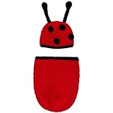 Zhhlinyuan Fashion Newborn Baby Boy Girl Crochet Knit Costume Photo Photography Prop Outfit 2225