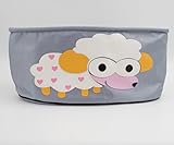 ベビーカー バッグ 収納 小物入れ 軽量 バック お出かけ 散歩 ドリンク 哺乳瓶 ホルダー お買い物 (ひつじ)