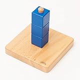 【Natural MONTESSORI】 モンテッソーリ教具 -- キューブさし -- montessori 教育 ナチュラルモンテッソーリ 本格教材 木製知育玩具 木製パズル ブロック ベビー　赤ち
