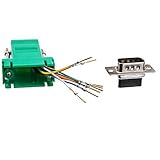 Modular Adapter, Green, DB9 Male to RJ45 Jack [並行輸入品]